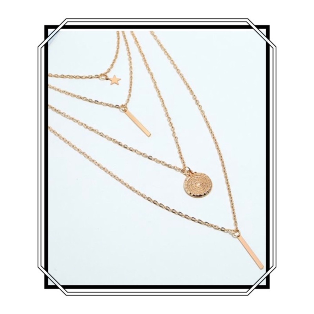Casual Star No Stone Pendant Necklace - Picture 2 of 2